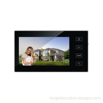 Touchscreen doorbell, high resolution, touch panel, 4-wire simple wiring and easy installation